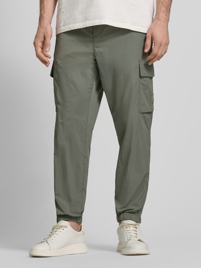 BOSS Orange Relaxed Fit Cargohose mit Tunnelzug Modell 'STRACKY' Khaki 4