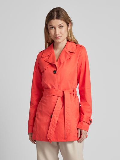 s.Oliver RED LABEL Trenchcoat mit Bindegürtel Koralle 4