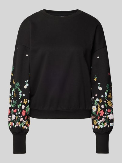 Only Sweatshirt mit Ballonärmeln Modell 'BROOKE' Black 2