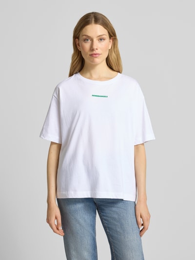 Armedangels Oversized T-Shirt aus reiner Baumwolle Modell 'GIANNAA DIFFERENCE' Weiss 4