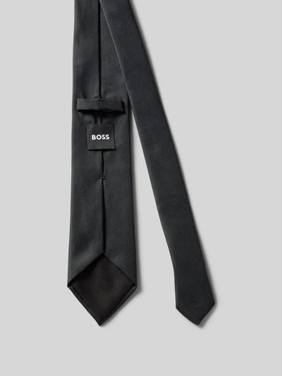 BOSS Krawatte mit Label-Patch Black 2