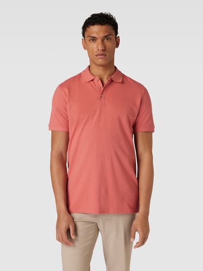 Matinique Poloshirt met labeldetail, model 'MApoleo' Roze gemêleerd - 4