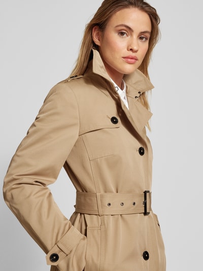 Jake*s Casual Trenchcoat mit Taillengürtel Sand 3