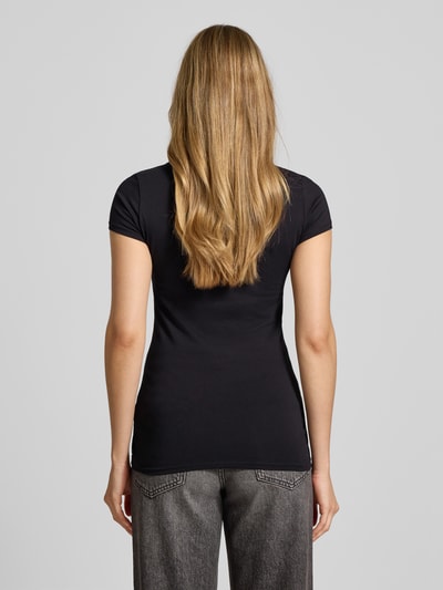 GUESS T-shirt met siersteentjes Zwart - 5