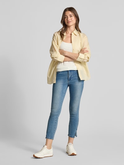 Armani Exchange Super skinny fit caprijeans met steekzakken Jeansblauw - 1