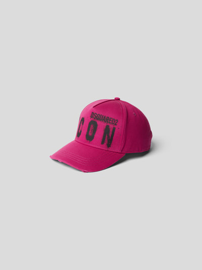 Dsquared2 Cap mit Label-Print Pink 2