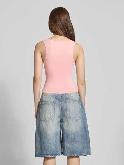 Review Tanktop mit U-Ausschnitt Rosa 5