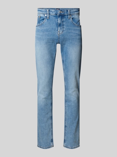 Tommy Jeans Slim fit jeans van katoenmix, model 'SCANTON' Lichtblauw - 2