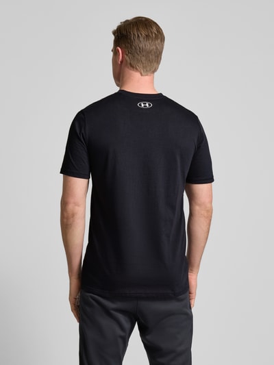 Under Armour Boxy fit T-shirt met labelprint Zwart - 5