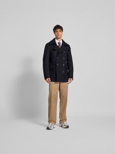 Dsquared2 Mantel aus Lanawoll-Mix mit Stehkragen Marine 1