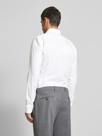 BOSS Slim Fit Businesshemd aus Twill Weiss 5