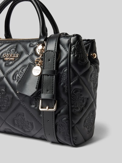 Guess Handtasche mit Reißverschluss Modell 'MARIEKE' Black 3