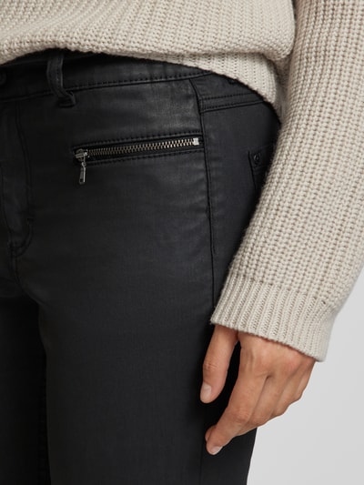 Angels Skinny fit jeans met ritszakken, model 'MALOU' Zwart - 3