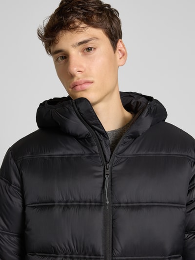 Tommy Jeans Regular Fit Steppjacke mit Kapuze Black 3