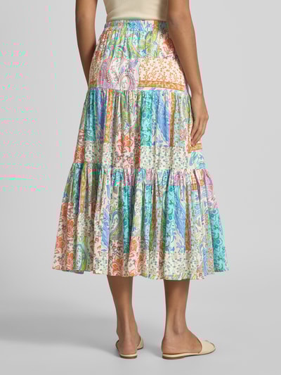 Emily Van den Bergh Maxirock im Stufen-Look Sand 5