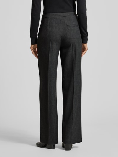 Marc O'Polo Weite Hose mit Allover-Muster Dunkelgrau 5