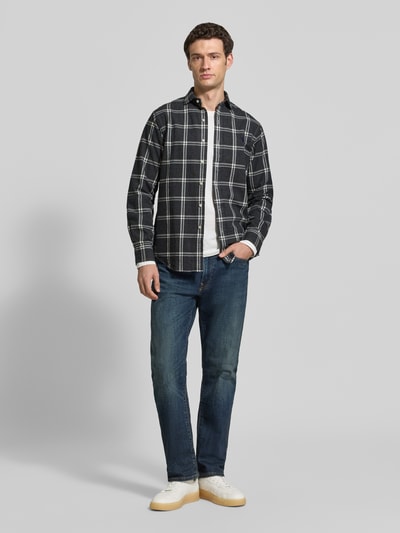Polo Ralph Lauren Regular Fit Freizeithemd aus reiner Baumwolle Dunkelgrau 1