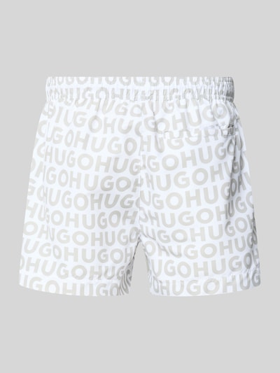 HUGO Badehose mit Tunnelzug Modell 'KALY' Offwhite 3