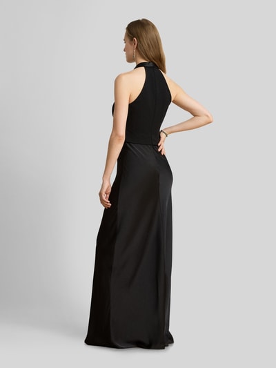 Lauren Ralph Lauren Sukienka wieczorowa z satynowymi klapami Czarny 5