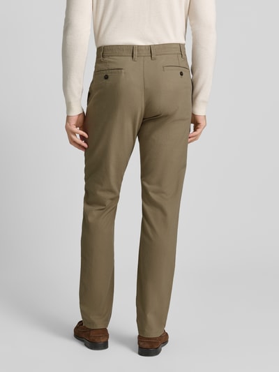 MCNEAL Stoffen broek met achterzakken Rietgroen gemêleerd - 5