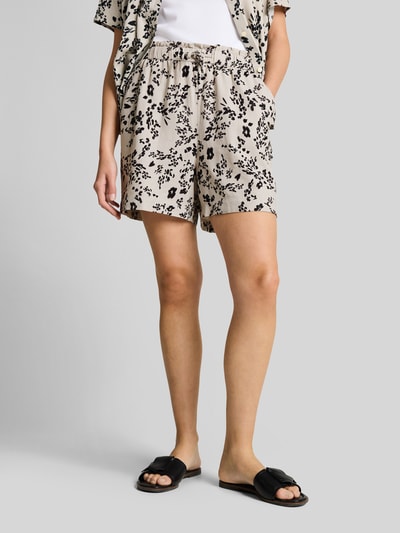 Tom Tailor Denim Relaxed Fit Shorts aus Viskose-Leinen-Mix Beige 4