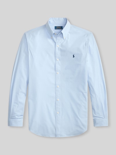Polo Ralph Lauren Koszula casualowa o kroju slim fit z mieszanki bawełny Niebieski 2