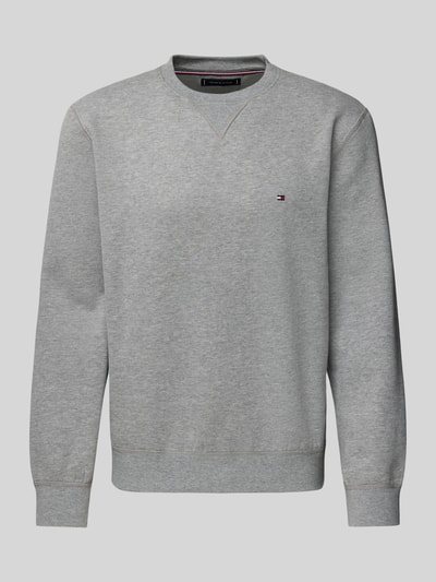 Tommy Hilfiger Sweatshirt mit Logo-Stitching Hellgrau 2