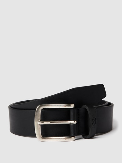 JOOP! Collection Leren riem met doornsluiting, model 'Jeanser' Zwart - 1