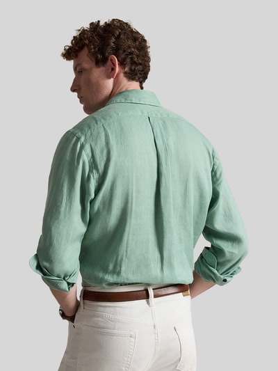 Polo Ralph Lauren Relaxed Fit Freizeithemd aus reinem Leinen Mint 5