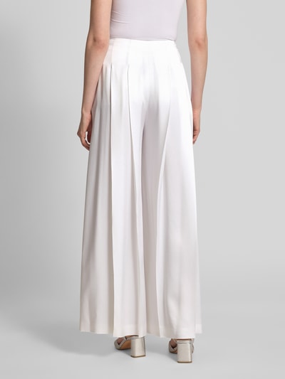 BOSS Spodnie z szeroką nogawką model ‘Tetosa’ Biały 5