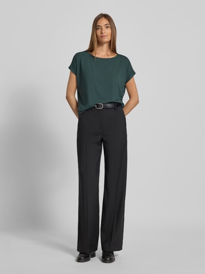 s.Oliver RED LABEL Loose Fit T-Shirt aus Viskose-Mix Dunkelgruen 1