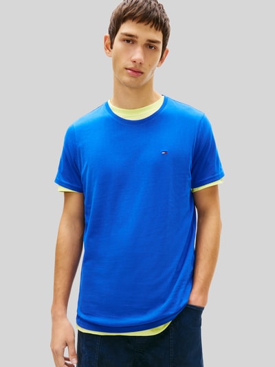 Tommy Jeans Regular Fit T-Shirt aus reiner Baumwolle Royal 4