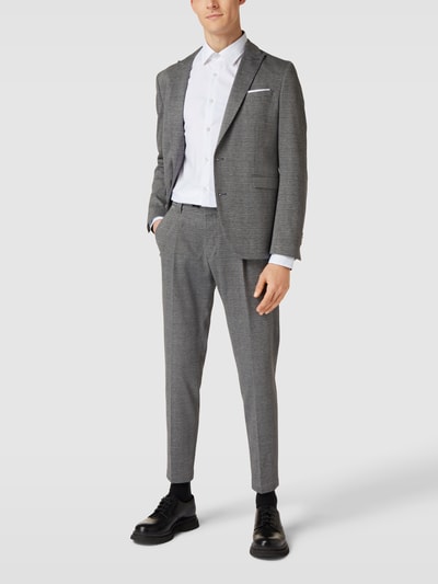 CINQUE Slim Fit Anzughose mit Allover-Muster Modell 'CiJuno' Hellgrau 1