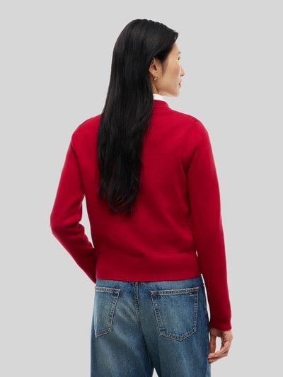 Tommy Hilfiger Regular Fit Pullover aus reiner Baumwolle ' Bordeaux 5