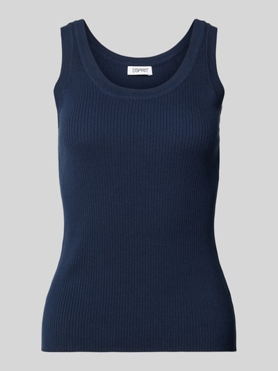 Esprit Tanktop in Ripp-Optik Marine 2