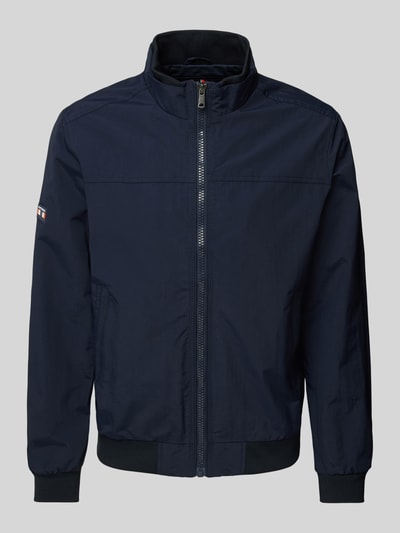 Superdry Kurtka z kieszeniami z wypustką model ‘Harrington’ Ciemnoniebieski 2