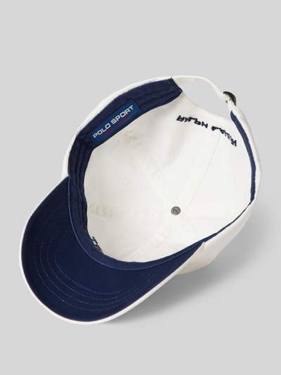 Polo Sport Basecap mit Label-Stitching Weiss 2