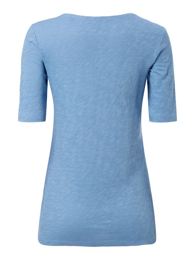 Marc O'Polo T-Shirt aus Slub Jersey Jeansblau 3