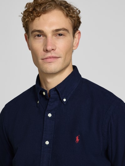 Polo Ralph Lauren Koszula casualowa o kroju regular fit z czystej bawełny Granatowy 3