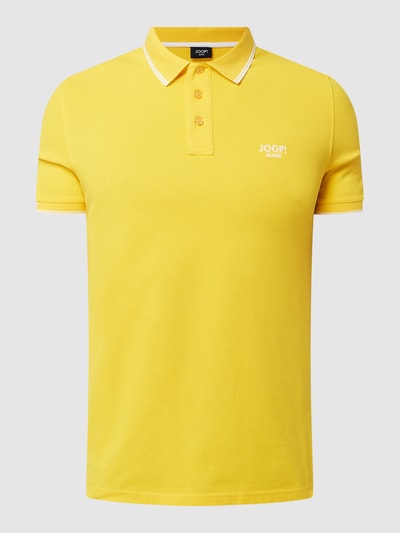 JOOP! Jeans Poloshirt aus Piqué Modell 'Agnello' Gelb 2