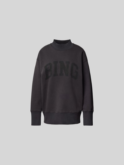 Anine Bing Sweatshirt mit Stehkragen Black 2