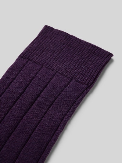 Falke Sokken met kasjmier Prune - 2