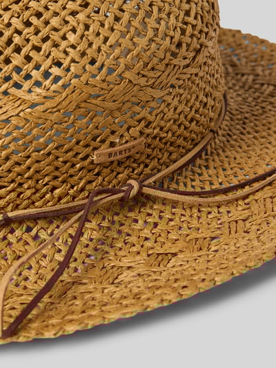 Barts Strohhut mit Label-Detail Beige 2