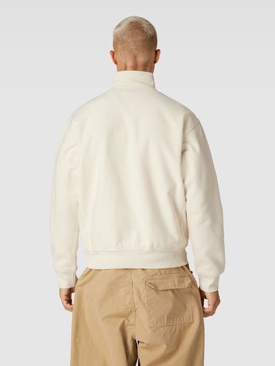Carhartt Work In Progress Sweatshirt mit Troyer-Kragen Modell 'AMERICAN SCRIPT' Sand 5