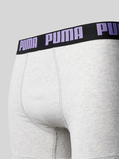 Puma Trunks mit Teilungsnähten im 2er-pack Hellgrau 2