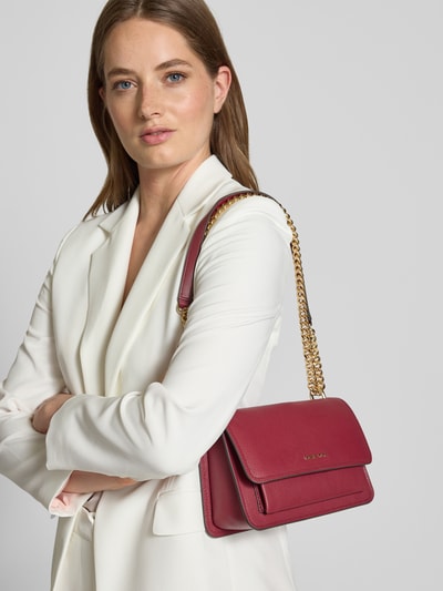 MICHAEL Michael Kors Shoulder Bag mit Logo-Applikation Modell 'Claire' Bordeaux 1