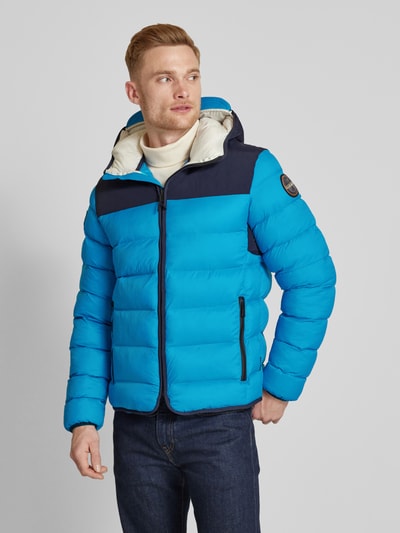 Napapijri Steppjacke mit Reißverschlusstaschen Modell 'ARBOGNE' Blau 4