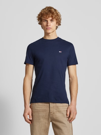 Tommy Jeans Slim fit T-shirt met logobadge in een set van 2 stuks Zwart - 4