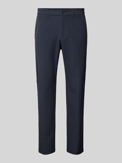 BOSS Green Regular fit stoffen broek met steekzakken, model 'Commuter' Donkerblauw - 2