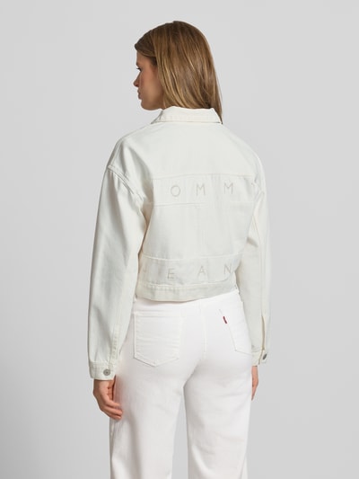 Tommy Jeans kurtka jeansowa o kroju regular fit z czystej bawełny Biały 5